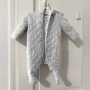 EUC Little Me Quilted Bunting Suit size 3-6 months